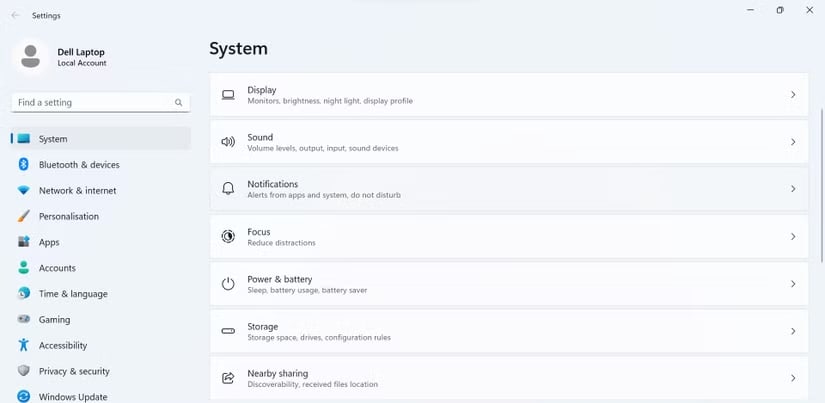 الإشعارات في ويندوز 11 بطيء img credits: Shan Abdul @makeuseof.com
