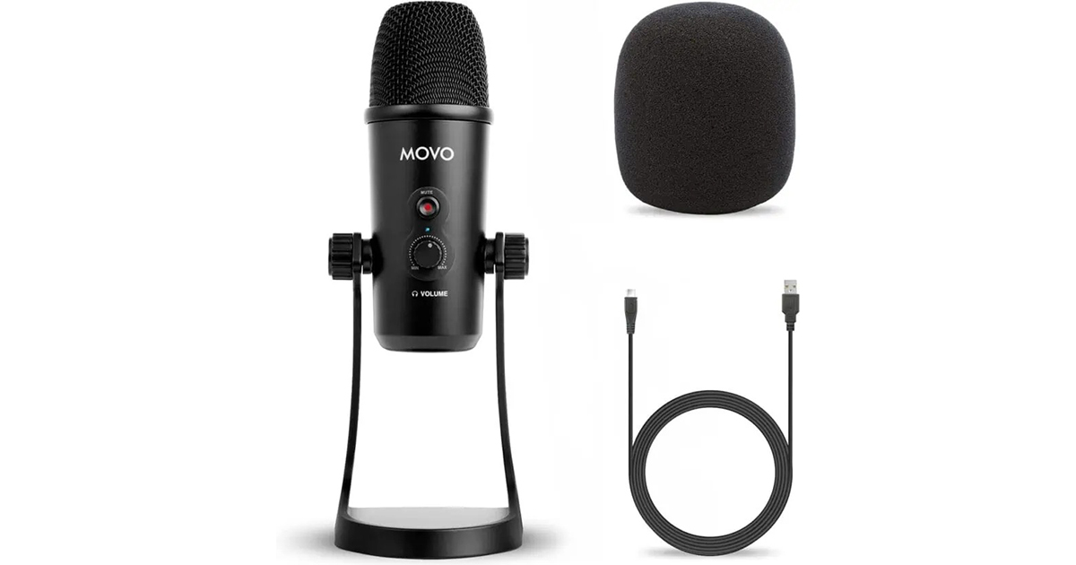 ميكروفون Movo UM700 USB img credits: Dennis @castos.com